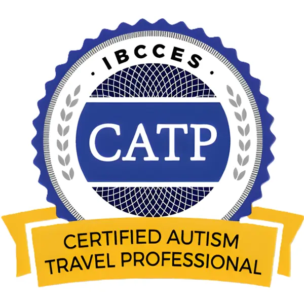 Sun Day Travel Group | IBCCES certified autism travel professional badge